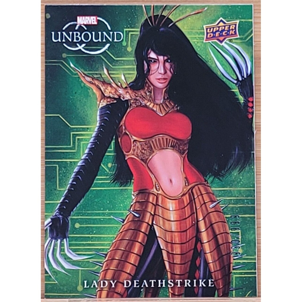 2022 MARVEL UNBOUND LADY‎ DEATHSTRIKE  BASE #D/999